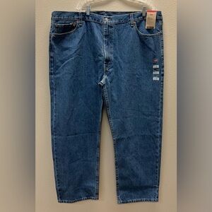Levi's -  New With Tags - 48 x 30 - 505 Reg Relaxed Fit Denim Jeans - Deep Blue